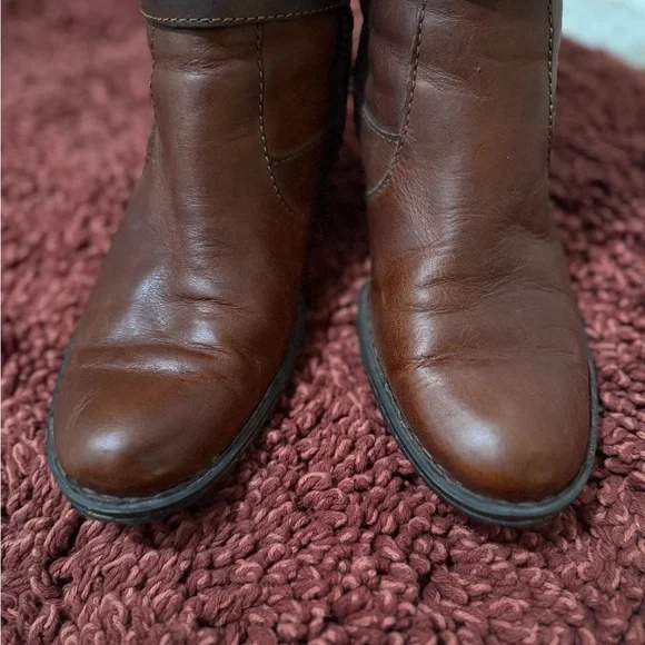 Børn Leather Knee-High Boots - Picture 6 of 7